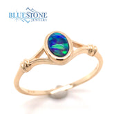 14kt Yellow Gold Opal Ring- Size 7.25